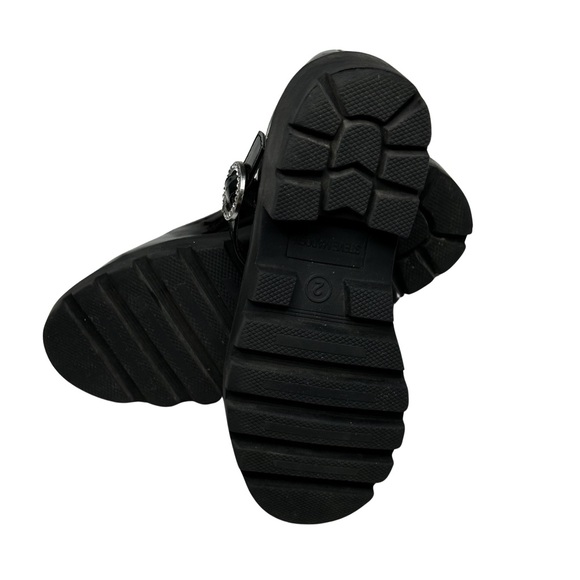 Steve Madden Suzey Black Patent Leather Mary Jane Shoes - Picture 5 of 7